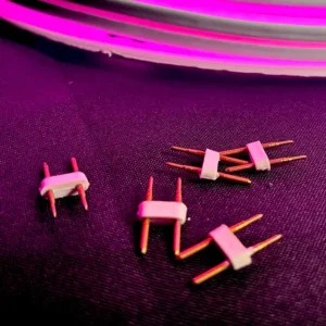 Manguera Neón luz rosa rollo conectores