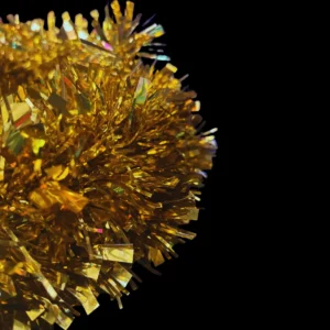 Festón color oro para adornar fiestas patrias mexicanas