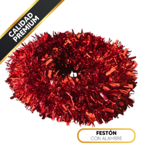 Festón rojo gama alta
