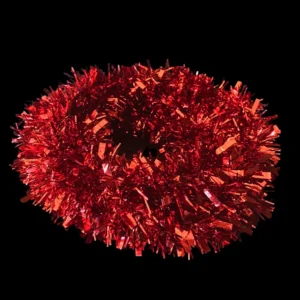 Festón color rojo rollo de 10 metros de largo escarcha gama alta para adornar fiestas mexicanas en septiembre