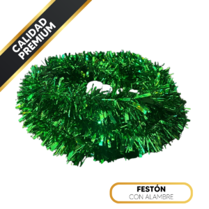 Festón verde gama alta