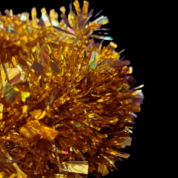 Festón color oro gama media de 20 metros de largo dorado para adornar fiestas patrias mexicanas