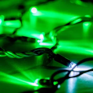 Serie LED verde para exterior e interior, ideal para adornar jardines, centros comerciales, negocios, plazas comerciales, locales, calles y avenidas
