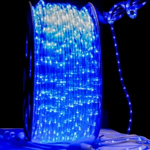Manguera LED azul de 100 metros resistente al exterior de venta por mayoreo