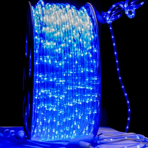 Manguera LED azul de 100 metros resistente al exterior de venta por mayoreo