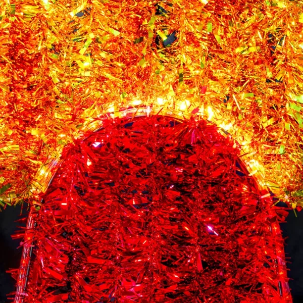 Figura LED en forma de Campana color rojo para adornar Grito de independencia mexicano en fachadas