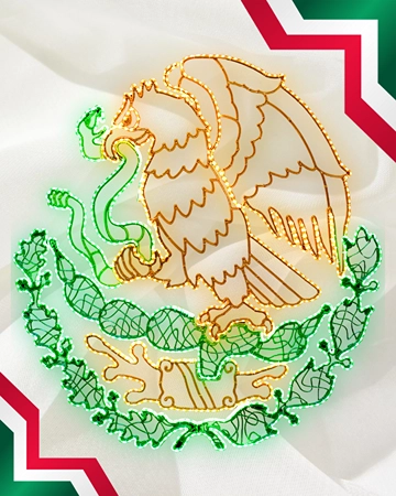 Fabricante de Figuras LED para adornos de Fiestas Patrias en grito de independencia Mexicano en septiembre