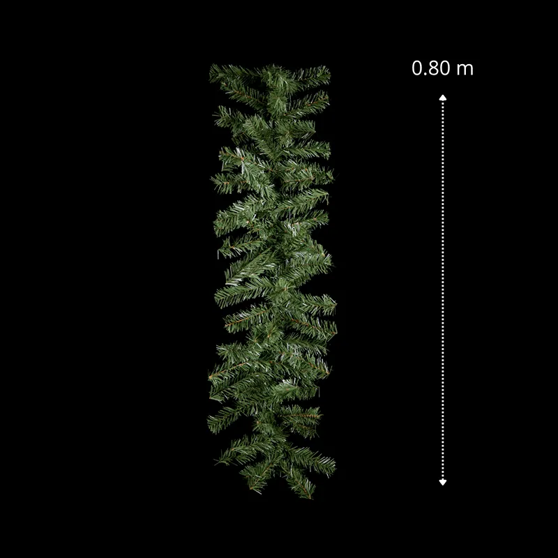 Guirnalda navideña de ochenta centímetros de largo para decoración