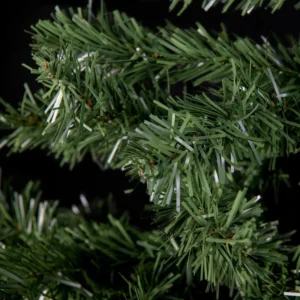 Guirnalda navideña grande decorativa color verde para interior