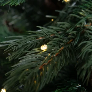 Árbol de Navidad Destello con luces LED incluidas material de acero con forro