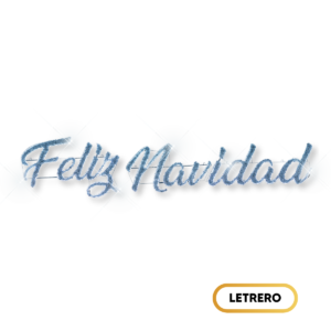 Letrero Feliz Navidad Gigante LED (6.00m) - Monumental