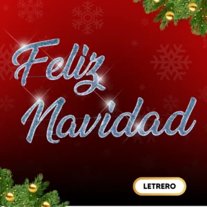 Letrero Feliz Navidad Nuevo