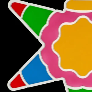 Piñata figuras navidad de madera lista para adornar espacios