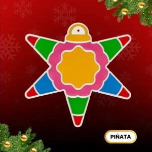 Piñata Figura de madera para navidad decorativa
