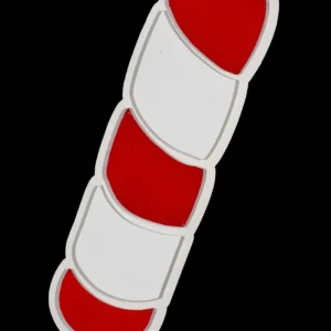 Bastón figuras navidad de madera lista para adornar espacios interiores y exteriores