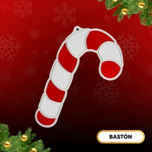 Bastón Figura de madera para navidad decorativa