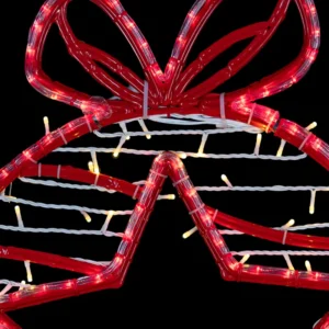 Figura LED Esfera grande para exterior de material resistente reciclado bioprint para intemperie con serie LED y Manguera LED