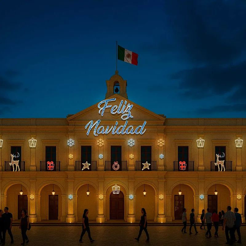 La figura LED Farol gigante se puede usar en interiores y exteriores, fachadas de presidencias, calles, avenidas, parques y vía pública. También en Centros comerciales o en hoteles.