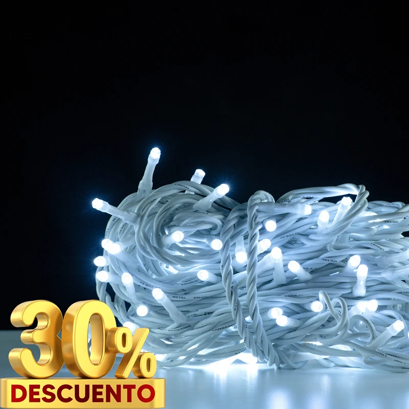 Serie LED Blanco Frío exterior para adornar grandes proyectos
