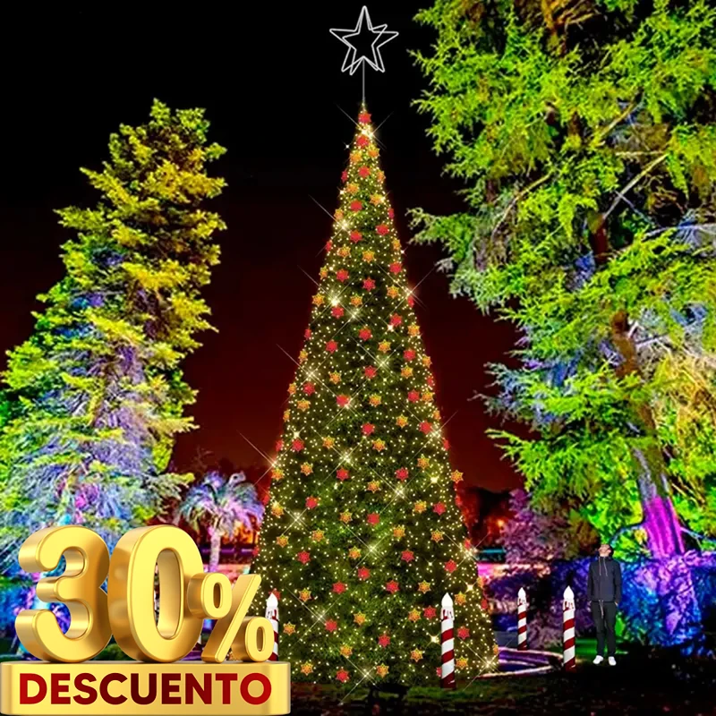 Árbol de Navidad Gigante de 20 metros de altura para plazas, parques, zócalos y centros comerciales