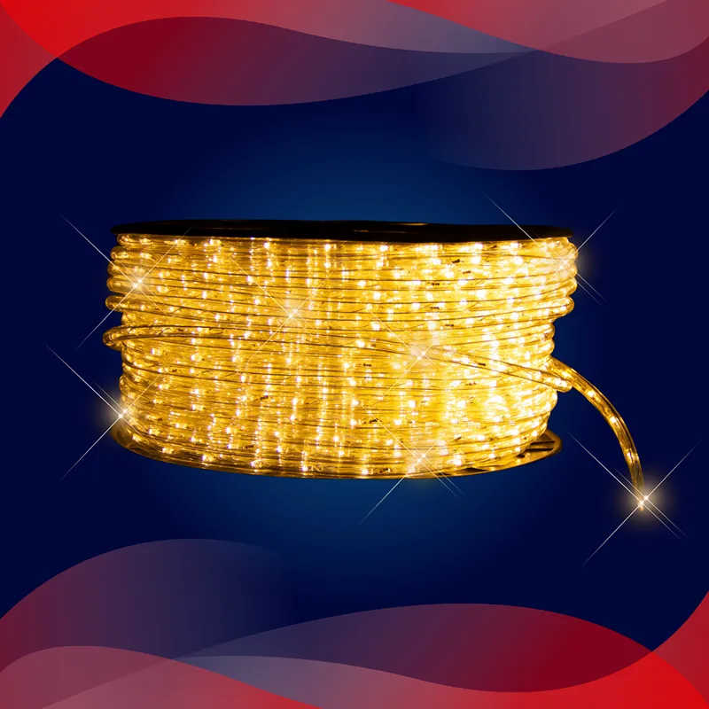 Manguera LED 100 metros color Blanco Cálido para exterior e interior