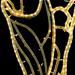 La Figura LED Gigante en forma de Copa mundial de futbol está fabricada con material reciclado Bioprint resistente a la intemperie y exteriores