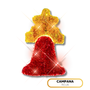 Campana roja de acero