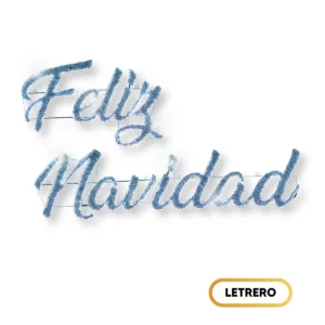 Letrero Feliz Navidad Gigante LED (6.00m) - Monumental