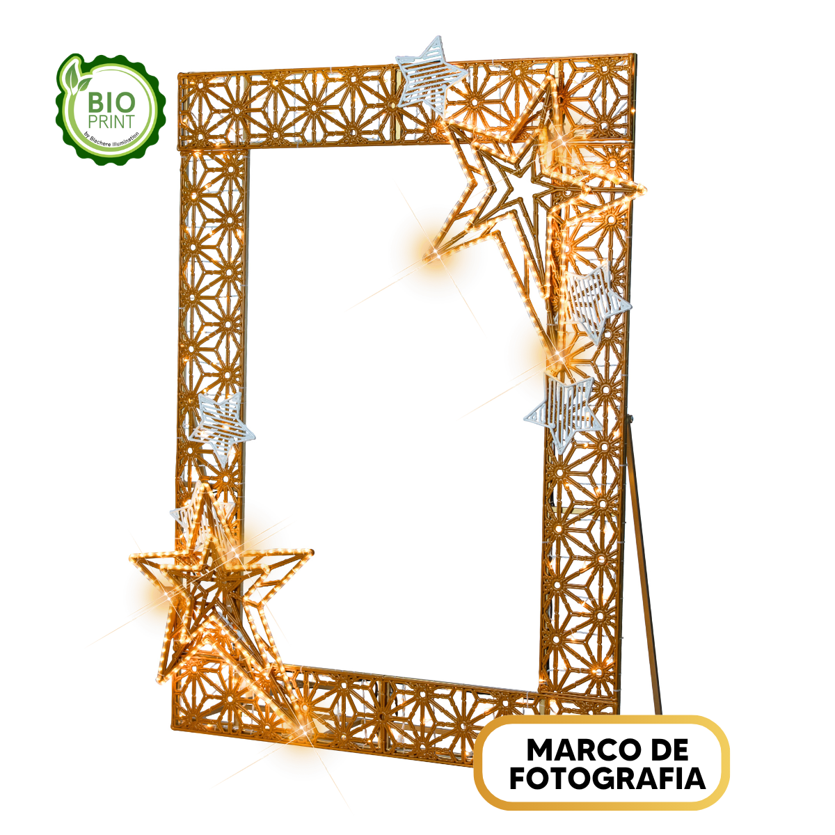 Marco de Fotografía Blanco Cálido (2.20m)