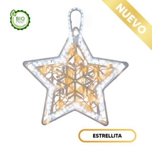 Estrellita Blanco Frío (1.0m)