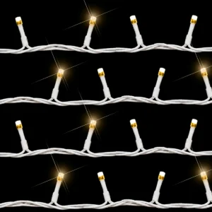 Serie LED Blanco Cálido Cable Blanco Starflash 10m - Para grandes proyectos de iluminación monumental