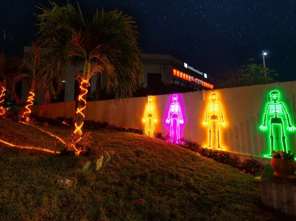 Proveedor de adornos gigantes LED para Día de Muertos en México