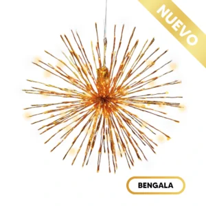 Figura LED gigante en forma de Bengala navideña para interiores y exteriores