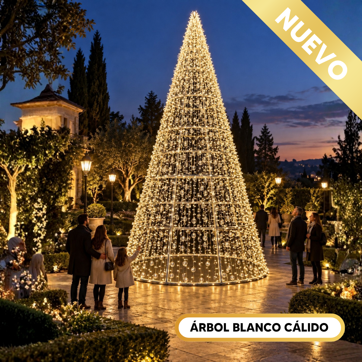 Árbol Blanco Cálido de 6m de alto